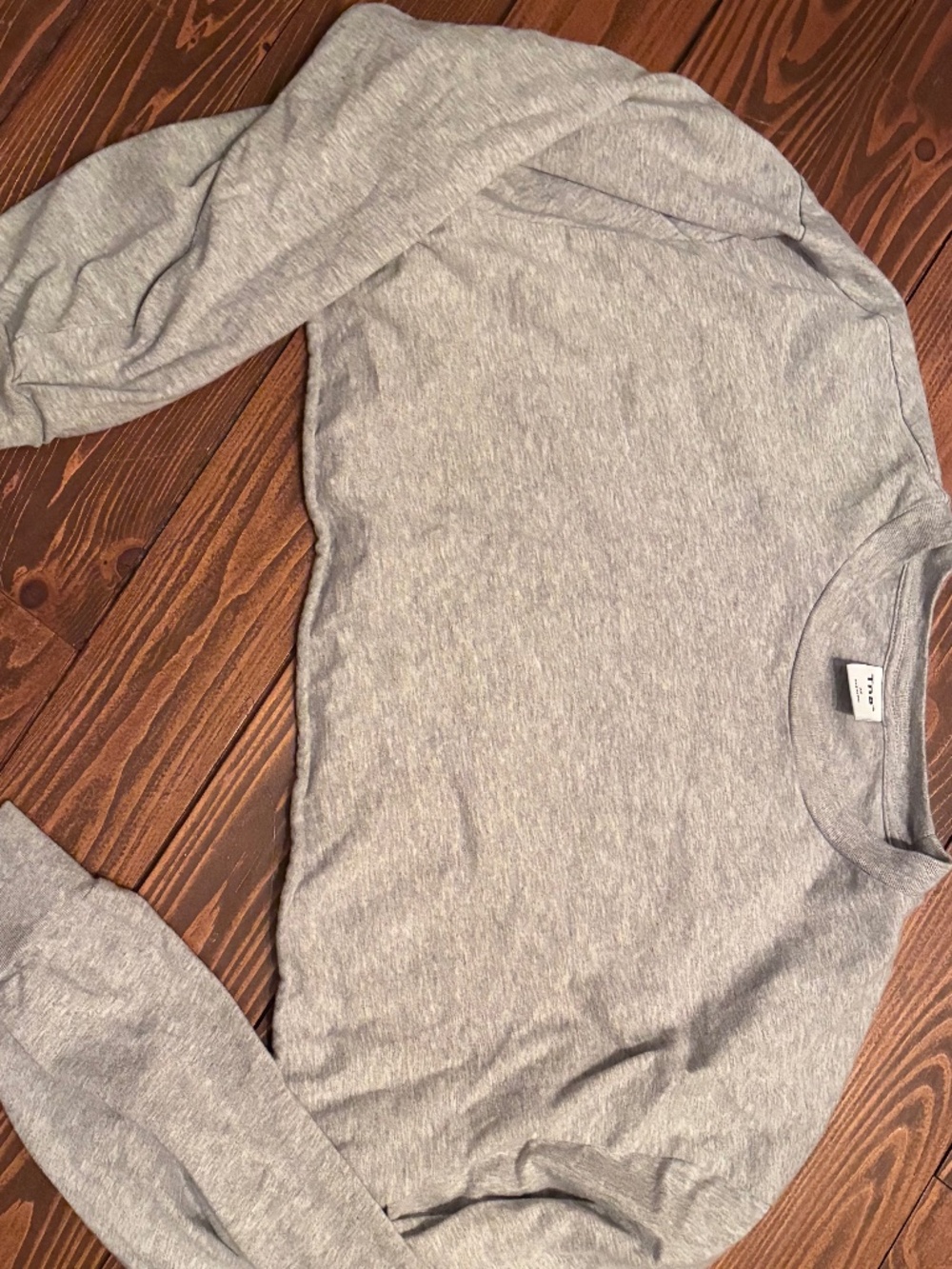 Grey crop top